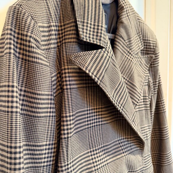 Bagatelle Collection Plaid Double-Breasted Blazer Jacket Size Small - Picture 3 of 12